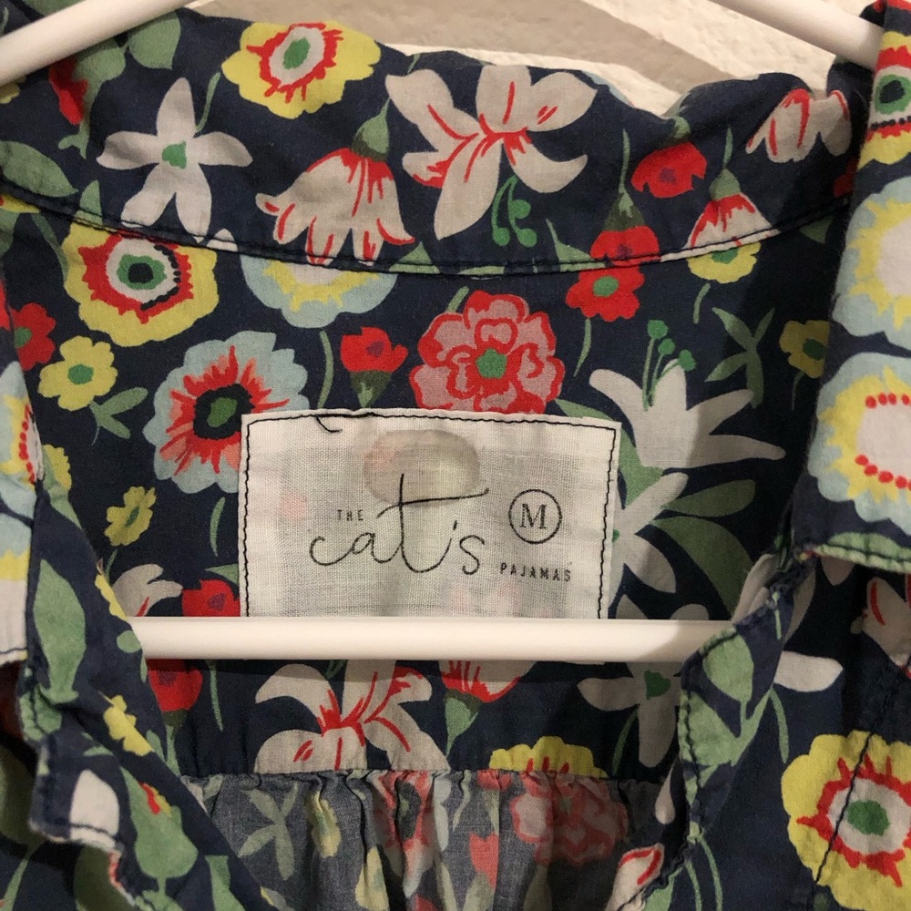 The cat’s Pajamas Swiss meadow Voile Capri Set Medium - Picture 5 of 7